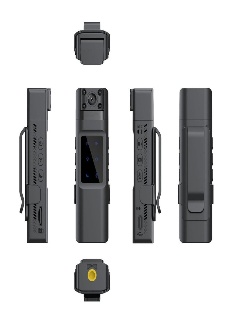 Portable Sports Video Recorder, 1000mAh rechargeable battery camera, high-definition 1080p Wi Fi camera, waterproof/durable/long-lasting battery camera, wearable camera recorder for outdoor underwater shooting - Image 2